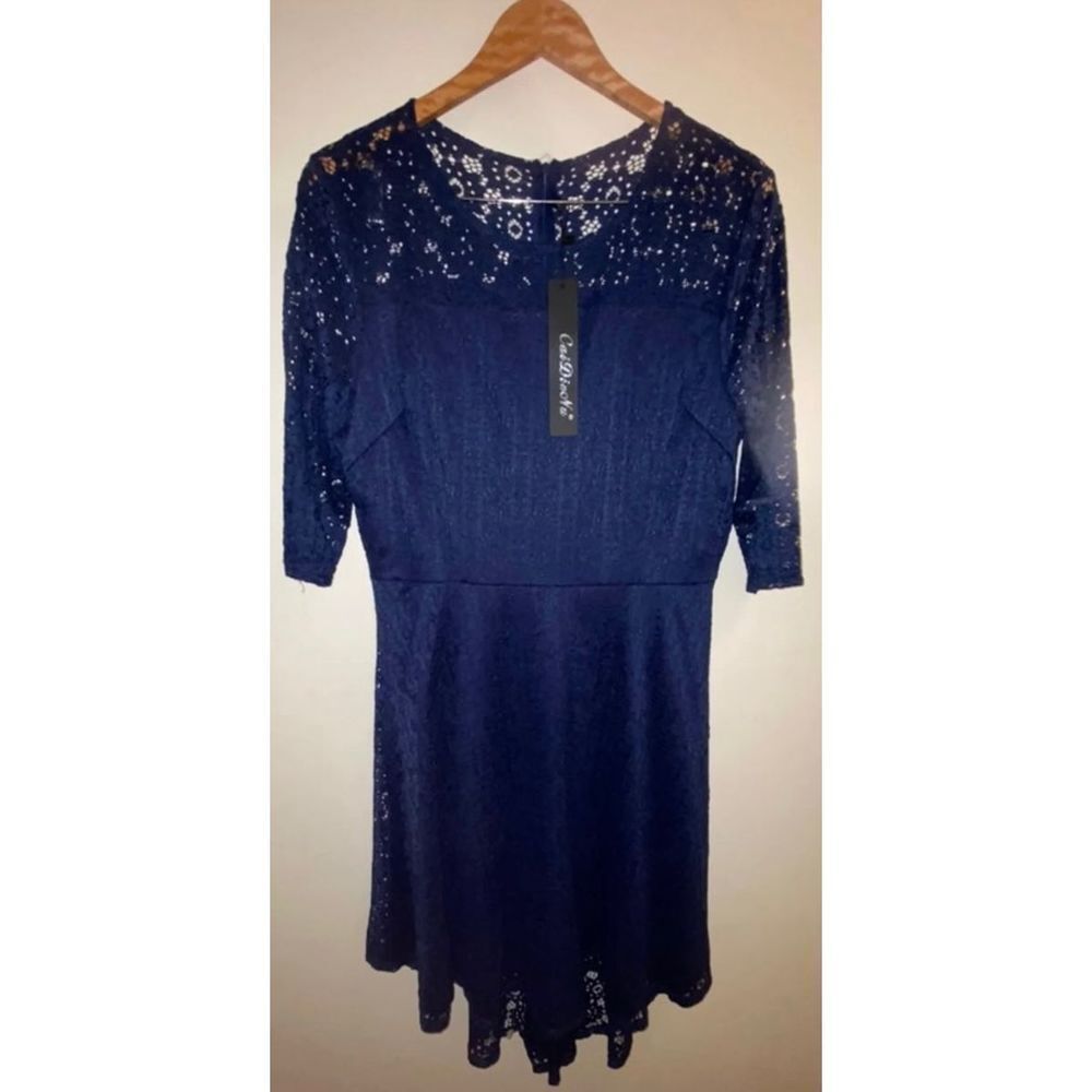 Cai Die Nu Lace Top T-Shirt Dress XL